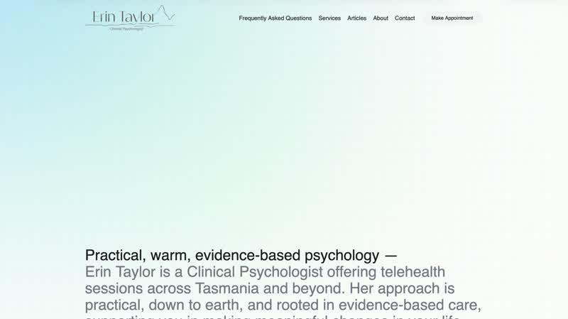 Erin Taylor Clinical Psychologist